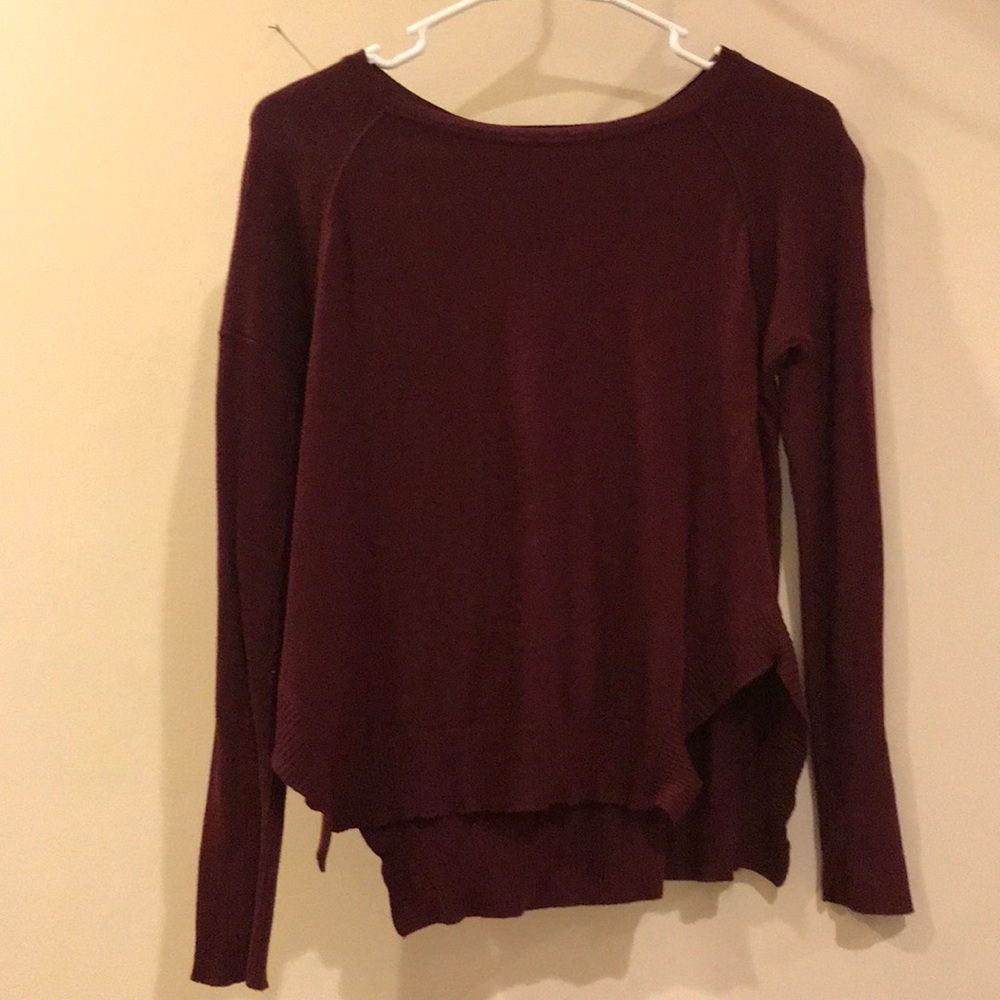 Burgundy sweater